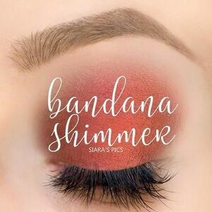 Shadowsense Bandana Shimmer NEW Shimmer Golden Brick Red Cream Powder Eyeshadow